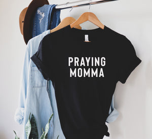 Praying Momma® T-Shirt | Black