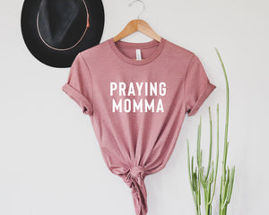 Praying Momma® T-Shirt | Heather Mauve